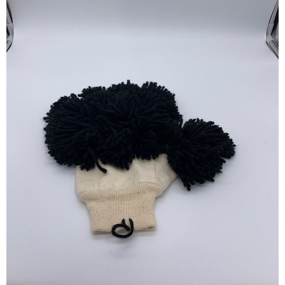 Vintage Handmade Yarn Dusting Mitt Cleaning Dusting Glove Dust Mitten - Picture 5 of 5